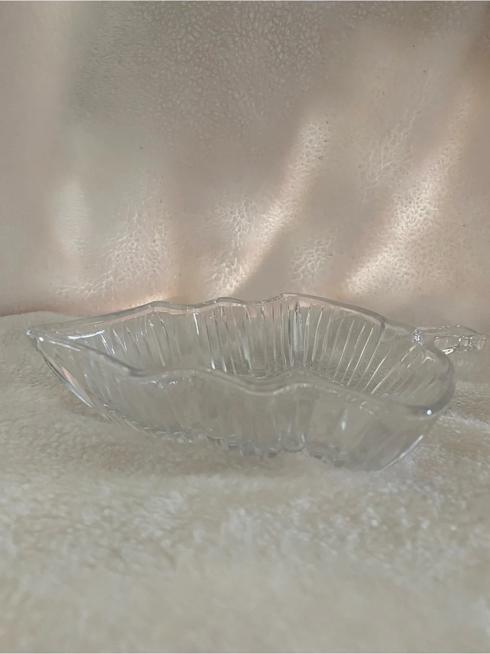 Mikasa Clear Glass Tree-Shaped Dish